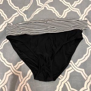 Panache Women's Swim Anya Stripe Folded Bikini Bottom